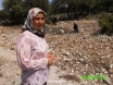 Hatija with her goats on the road to Demre